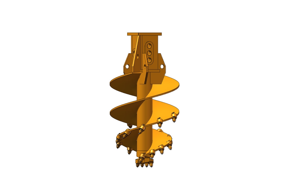 Conical Rock Auger